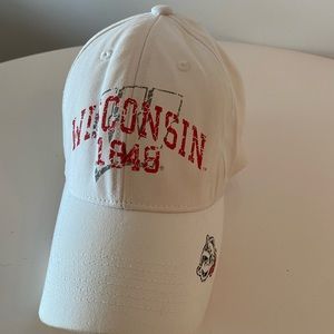 White Wisconsin hat